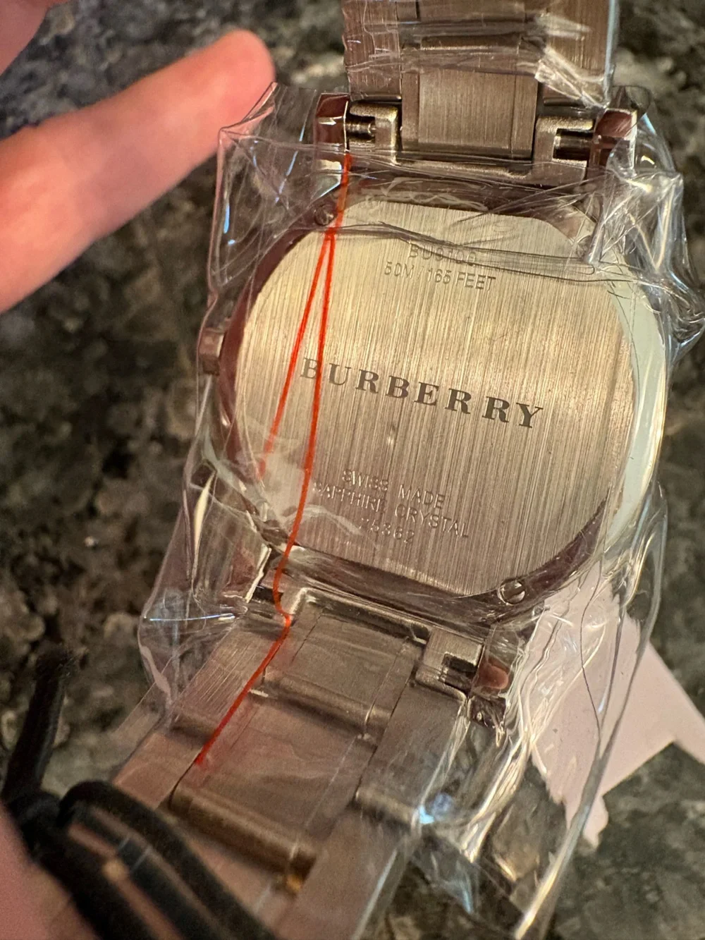 Burberry Silver Stainless Steel Bracelet Watch with Silver Dial - Unisex 36mm